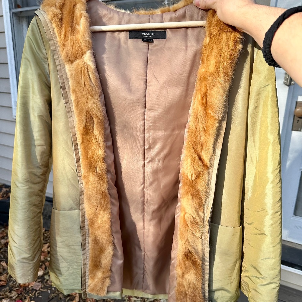 Ansich lined faux fur jacket